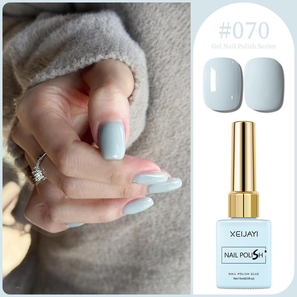XEIJAYI 15ml Solid Color Nail Gel - 72 Color Options for Nail Art Salons