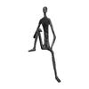 Abstrakte menschliche Figur Metallstatue Sammlerstück Kunstskulptur für Wohnzimmer Heimtischdekoration Geburtstagsgeschenk