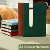 A5 B5 Notebook Pu Leather Notebook With Pen Holder Loop Thickened Suitable Journal For Work, Diary And Business