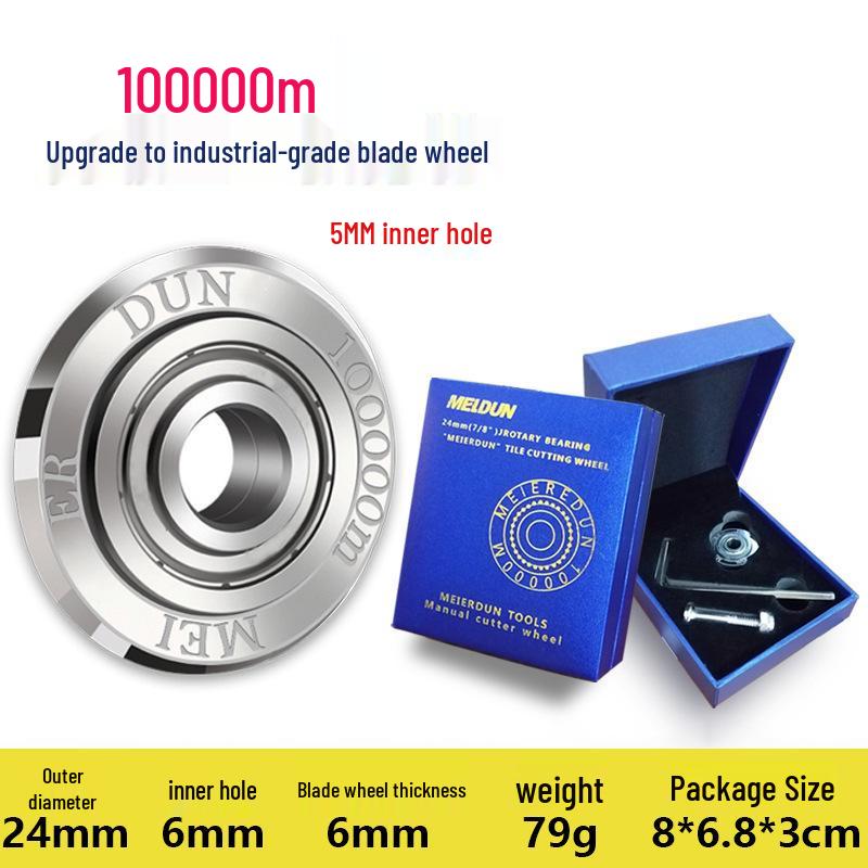 Manual Glass and Tile Cutting Machine with T-Type Alloy Blade Accessories