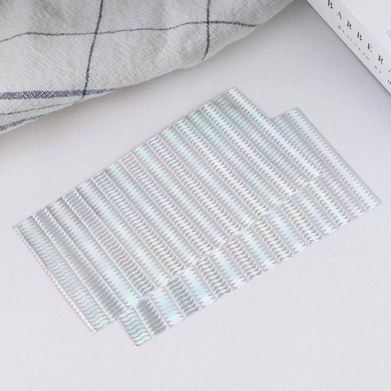 

2 шт. Кольорова фольга для штампування для рибальських приманок, джигів, наживок, DIY рибальська приманка, наклейка на приманку з риб ячою лускою, DIY рибальські наклейки A2