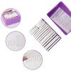 Knitting Blocking Tool with Pin Set 4-Pin 8-Pin for Blocking Knitting Sewing Crochet Needlework Project
