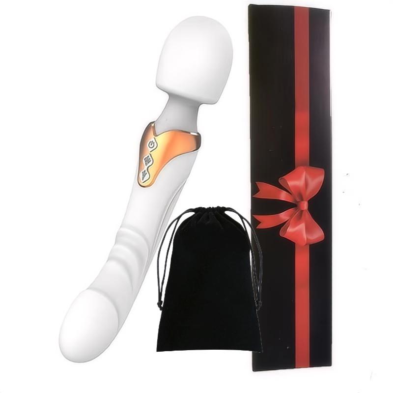 Powerful Magic Wand Vibrator for Women USB Rechargeable 2 Motors Vagina Massager G-Spot Clitoris Stimulator Sex Toys Adult Goods
