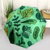 1pc Leafy Greens Pattern Automatic Open/Close Umbrella - Compact Travel Umbrella, Gift for Birthdayyy251208161