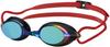 SWANS Japanese Made Swimming Goggles EMSK Smoke X Emerald Mirror Racing with Cushion Fina Certified (Swans) SRX-MPAF
