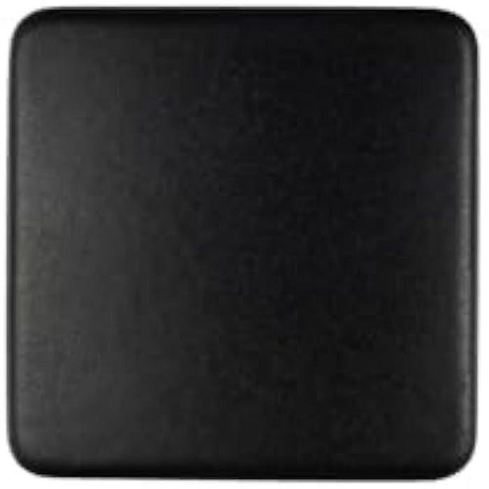 Boutons pour meuble - AMIG - MOD.782 - Métal Zamak - Finition noire mat - Lot de 4 unités