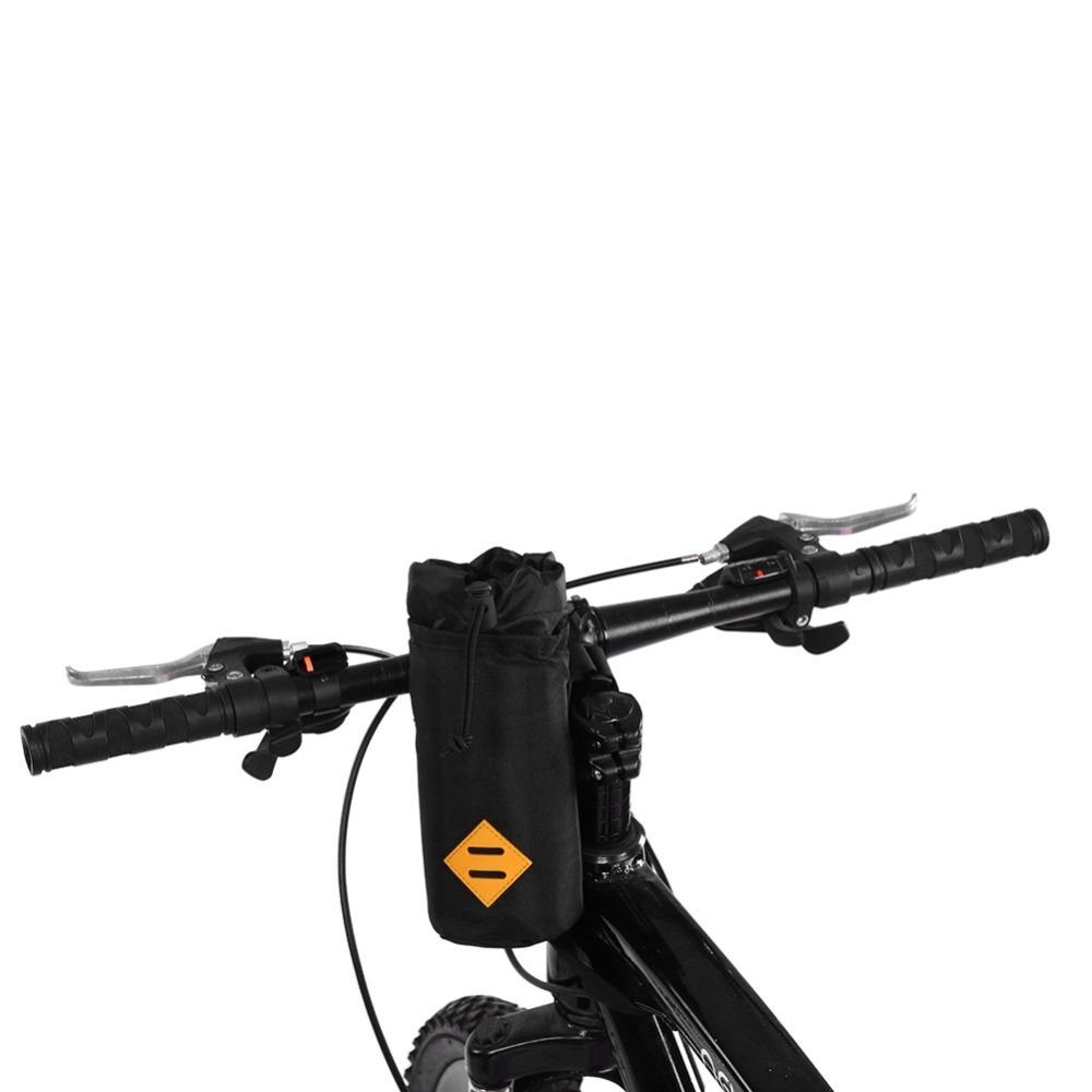 With Straps Bicycle Water Bottle Bag Cycling Bottle Carrier Bike Front Storage Accessory