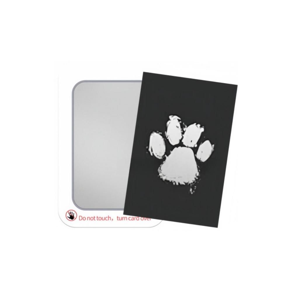 

Набор для отпечатка лапы питомца – Нетоксичные чернила для отпечатка лапы собаки, кошки и отпечатка руки младенца, Сувенирный подарок с рамкой для памяти 1pcs белый