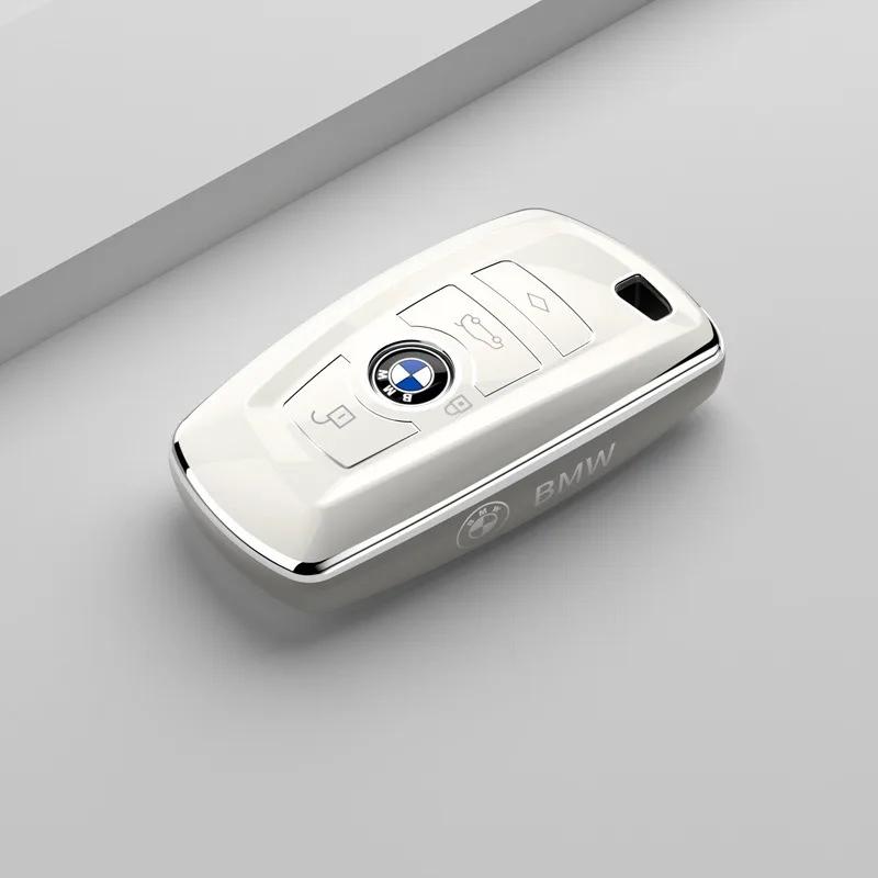Car Sticker Hot 2025 New Fashion Style TPU Car Key Cover Case Shell For BMW 1 2 3 4 5 Sery F20 F21 F30 F31 F25 F01 F02 530i 550i
