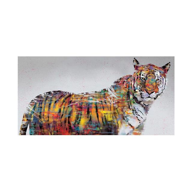Modern Graffiti Animal Elephant Tiger Lion Canvas Painting Wall Art Picture Posters and Prints for Living Office Room Home Decor No Frame