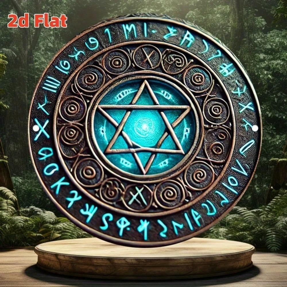 Metal Wall Art Decor 2D Symbol Durable Signage Home Kitchen Restaurant Hotel Office