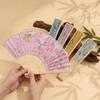 Portable Pearl Folding Fan Butterfly Handmade Fan Vintage Decorative Fan  Home Ornament