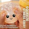 New Cute Emoji Bun Squishy Stress Relief Toy Creative Cartoon Simulation Colorful Steamed Bun Stress Ball Mystery Blind Box