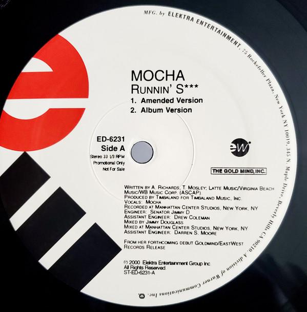 

12inch Record MOCHA - Runnin S*** ED6231 EastWest, The G 2000 US Rap & Hip-Hop/R&B Used