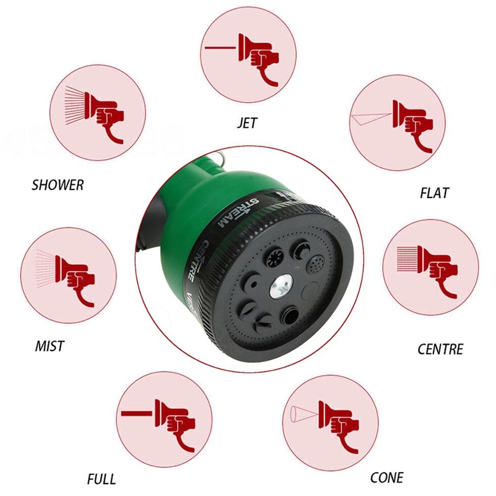 10M Water Hose Reel Compact Garden Car Auto Retract Spray Nozzle Automatic Reel with Sprayer Head 31X28cm