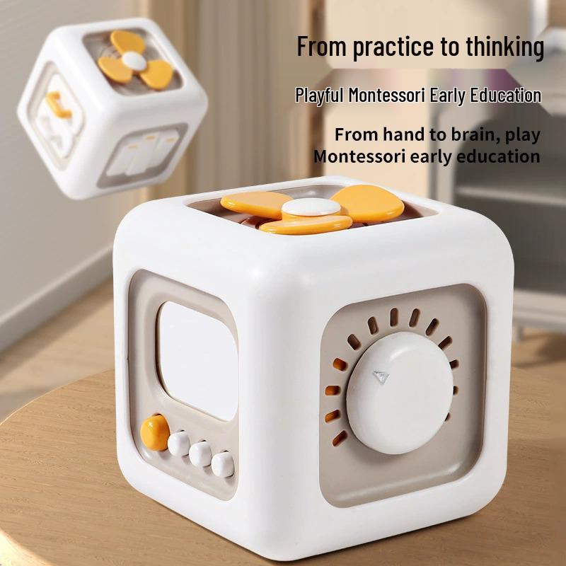 Six-Sided 3D Magic Cube Educational Toy for Toddlers Ages 1-3