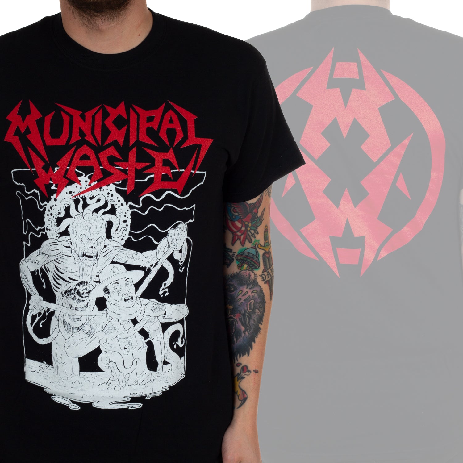 Municipal Waste Strangler Band T-Shirt 100% Cotton Graphic Tee Men Women Summer Streetwear Top S разноцветный