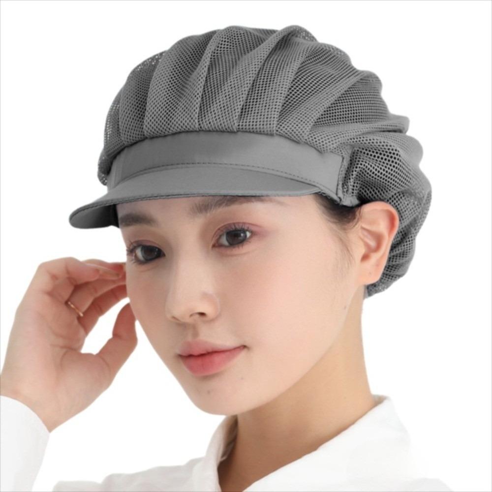 Oil Resistant Kitchen Work Cap Breathable Food Preparation Cap Chic Work Caps Food Handling