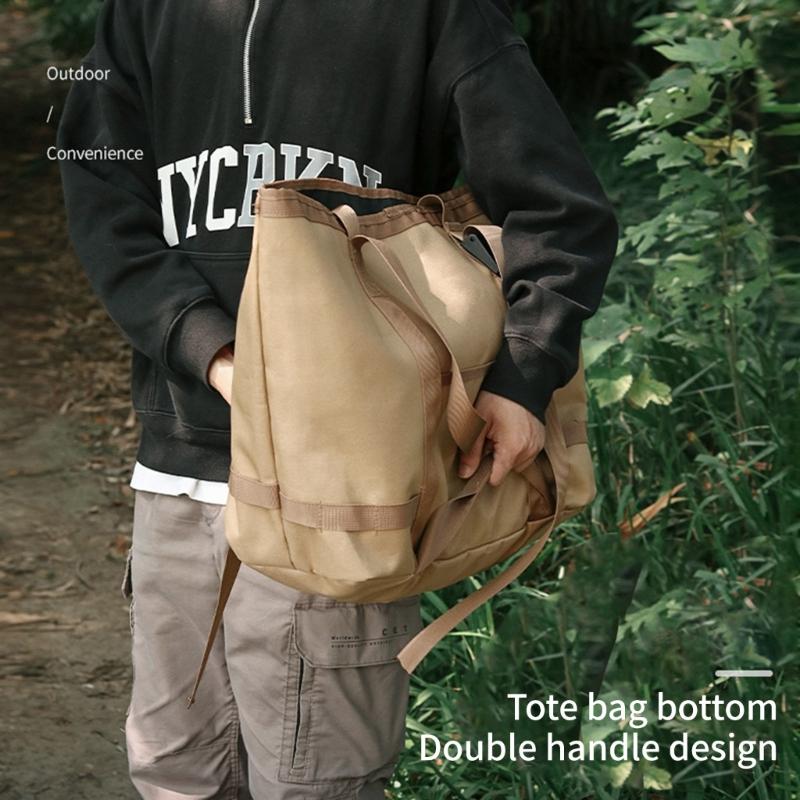 Camping Storage Bag with Handles Tacticaly Utility Tote Bag for Outdoor Camping Travel Picnic Garage Trunk Organizers
