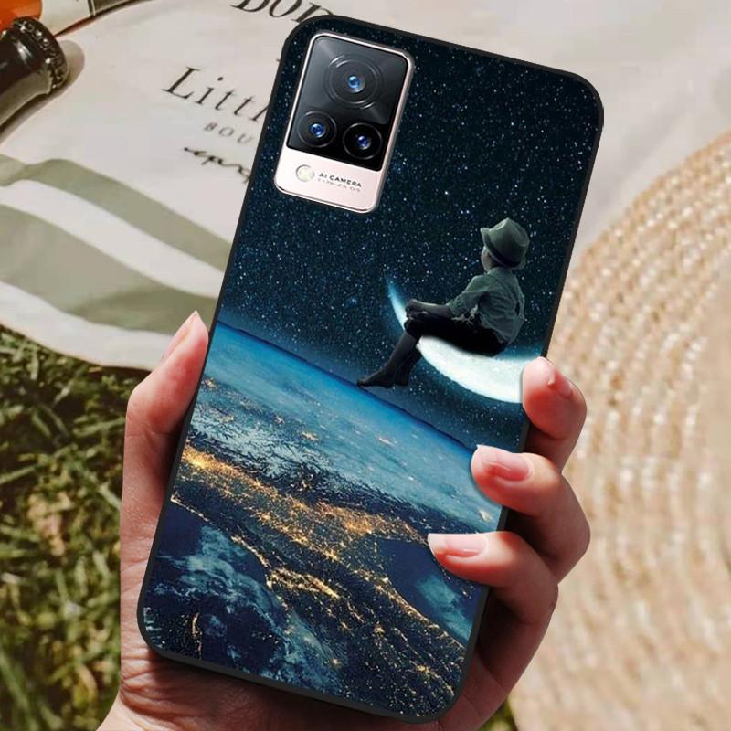 For Vivo V21 5G Case V 21 Silicon Back Cover Phone Case for Vivo V2050 VivoV21 5G Cases Soft Bumper Coque for Vivo V21 5G Fundas