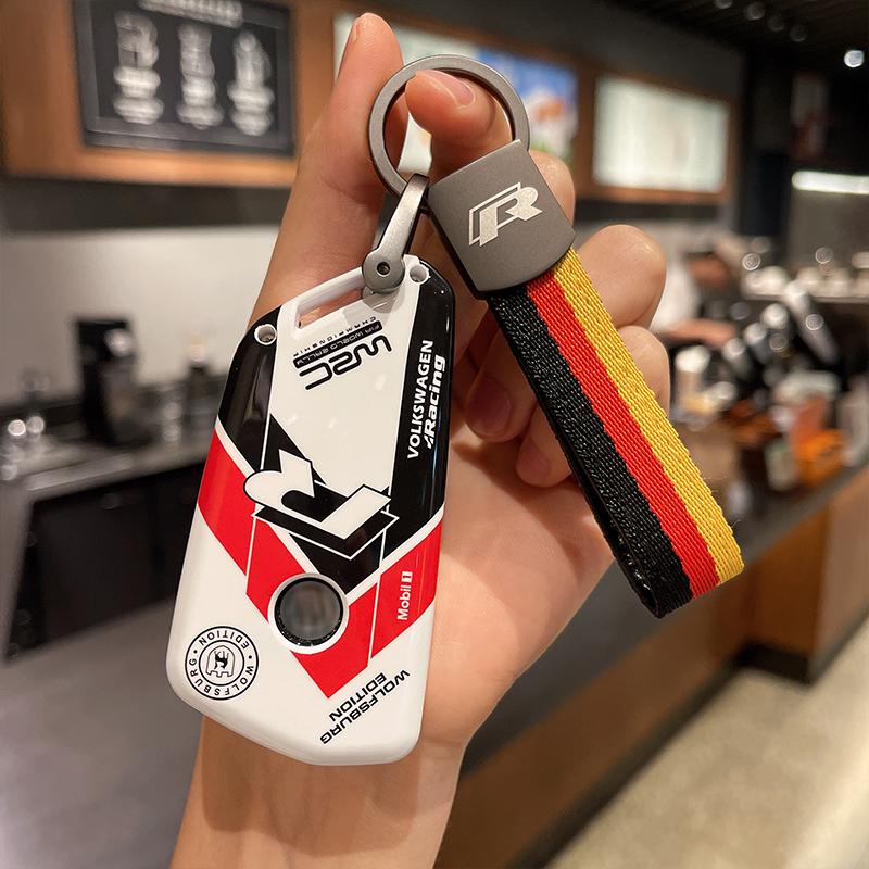 For VOLKSWAGEN VW Car Key Case Cover for VW Volkswagen/Golf 8 MK8 ID.3 ID.4 /Cupra/Skoda/Octavia A8/SEAT/Leon MK4 2020 2021/Form