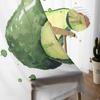 Fruit Avocado Watercolor Sheer Curtains For Living Room Kitchen Window Curtains Bedroom Tulle Voile Curtains