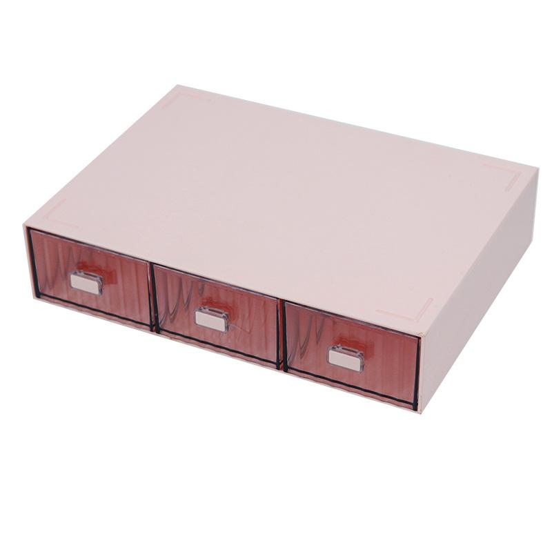 Acrylic Cosmetics Storage Box Makeup Organizer Drawer Desktop Transparent Dustproof Lipstick Makeup Brush Mask Storage Box Rack