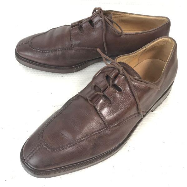 90s Gravati Handmade Leather U-Tip Dress Shoes 11M 28.5-29cm Brown(USED)