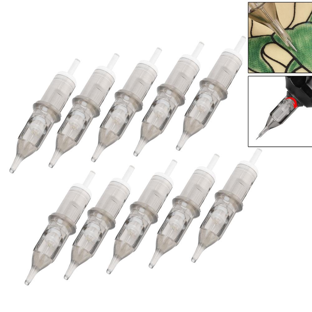 10 Adet Celsius Set Tek Kullanımlık RL Serisi Kaş Dövmesi Kartuş İğneleri Microblading İğnesi (3RL)
