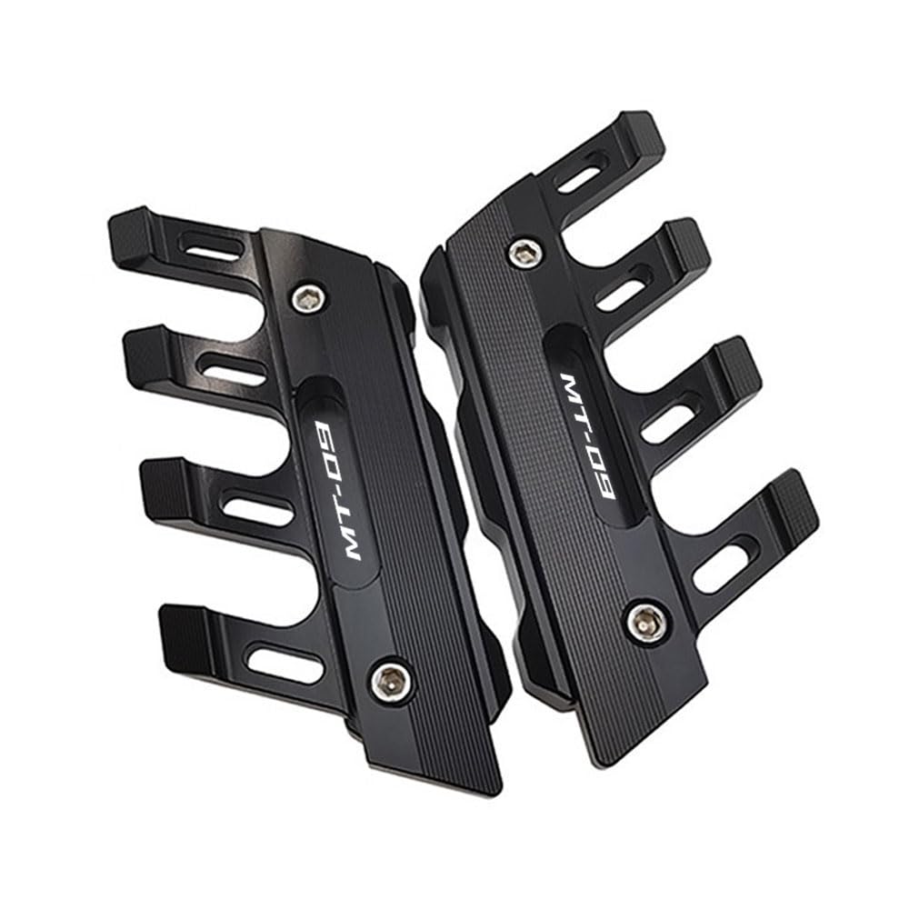DOMOPAY FOR MT-09 SP MT-07 MT-10 SP (2015-2022 2023 2024) Motorcycle Fork Protector Mudguard Slider Guard Accessory Mudguard (MT-09, Black)