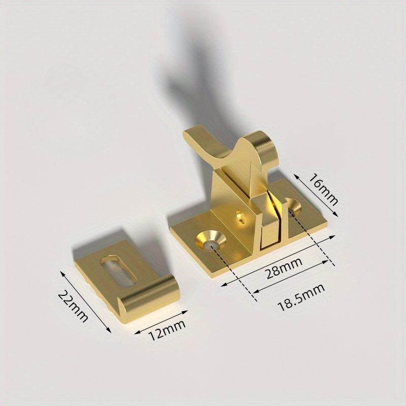 Bird Shaped Buckle Door Window Hooks Gate Brass Copper Spring Latch Lock Cabinet Elbow Buckle Low Noise Home Hardware