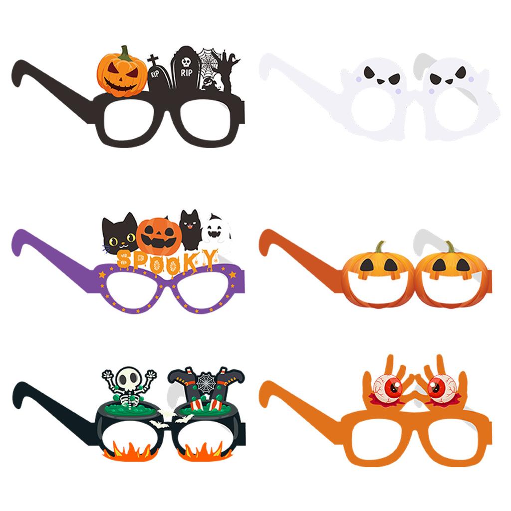 Halloween Ghost Costume Party Decoration Party Hat Pumpkin Ghost Funny Glasses Photo Props