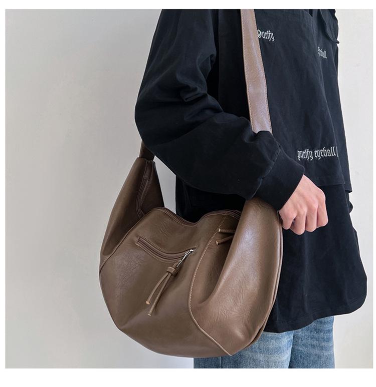 Męska torba motocyklowa o dużej pojemności - Modna torba crossbody i na ramię do fitnessu i na co dzień