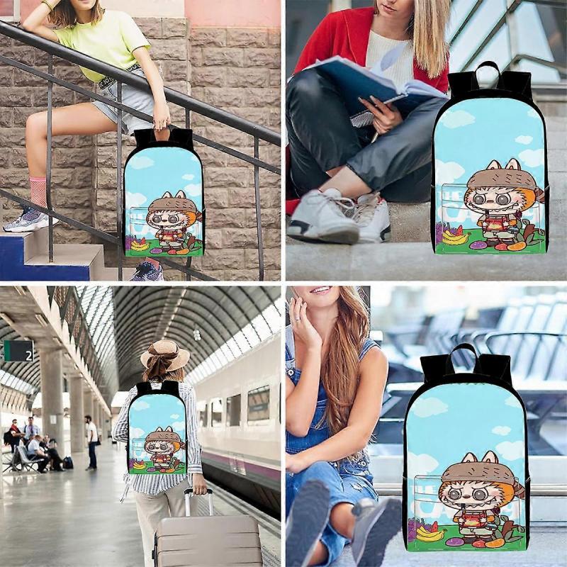 Backpack, with Multiple Organizational Compartments, Fits 15.6 Inch Notebook, for Travel, Teen, Business Work K744