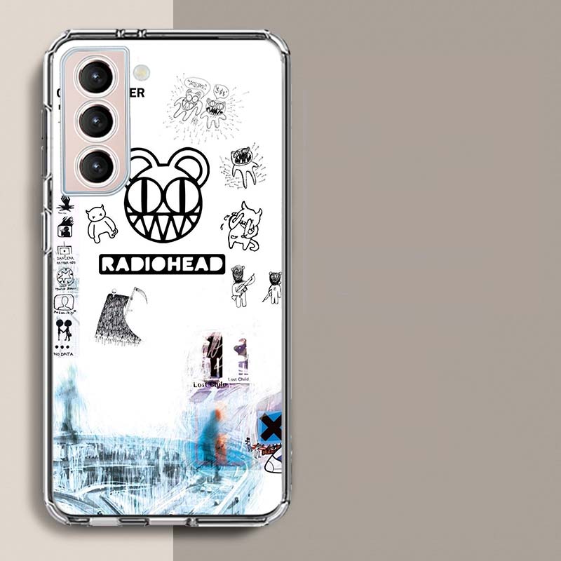 

Bnad R-Radiohead Phone Case For Samsung Galaxy S25 Edge S24 S23 FE S21 S20 S10 Plus S22 S26 Ultra Cover Clear Cases TPU Capa She Samsung S20 Plus