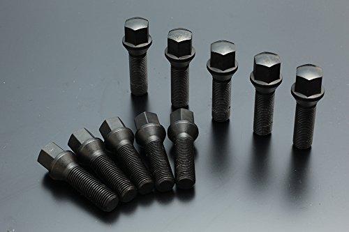 ERST Black Bolt M14x1.5 - 42mm Underhead Length, 10 Pieces, B174042BC-10
