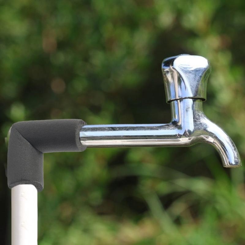 Flame Retardant Foam Insulation Elbow Tubes Suitable for 3/4 Inch Pipes High Temperature Resistance Anti Settling Design
