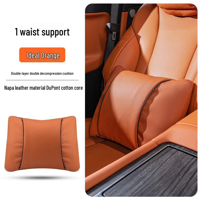 BMW Kopfstützen-Nacken- und Lendenwirbelstützkissen-Set für 3er/5er Serie & X1/X3/X5/X6 - Universell, Ganzjahres