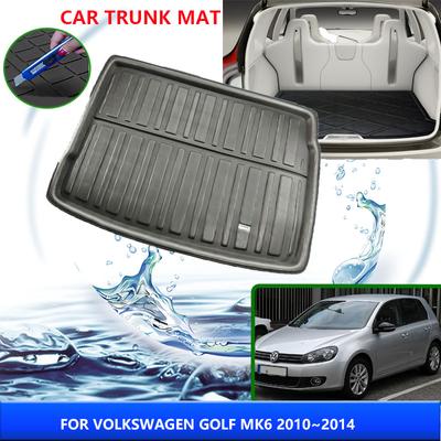 Volkswagen VW Golf 6 Mk6 2010 2011 2012 2013 2014 Bagaj Paspası Yüksek Sıcaklığa Dayanıklı Depolama Halısı İç Aksesuarlar