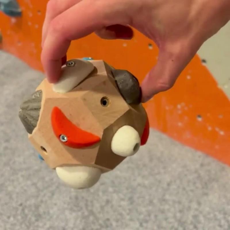 Boulder Block Climb DIY Climbing Ball Wooden Finger Strength Exercise Tools Rock Climbing Training Supplies Climbing Gifts