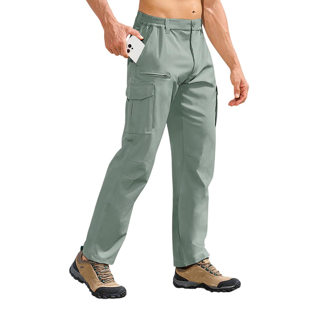 Men's Sports Casual Jogging Trousers Lightweight Hiking Work Pants Outdoor Pant