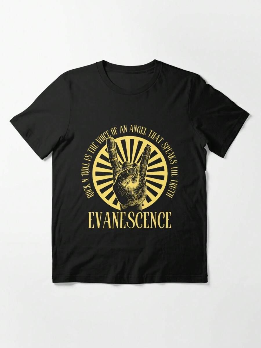 

Music Evanescence Essential TShirt Music Band Inspired Design 100 Pure Cotton Casual Top L