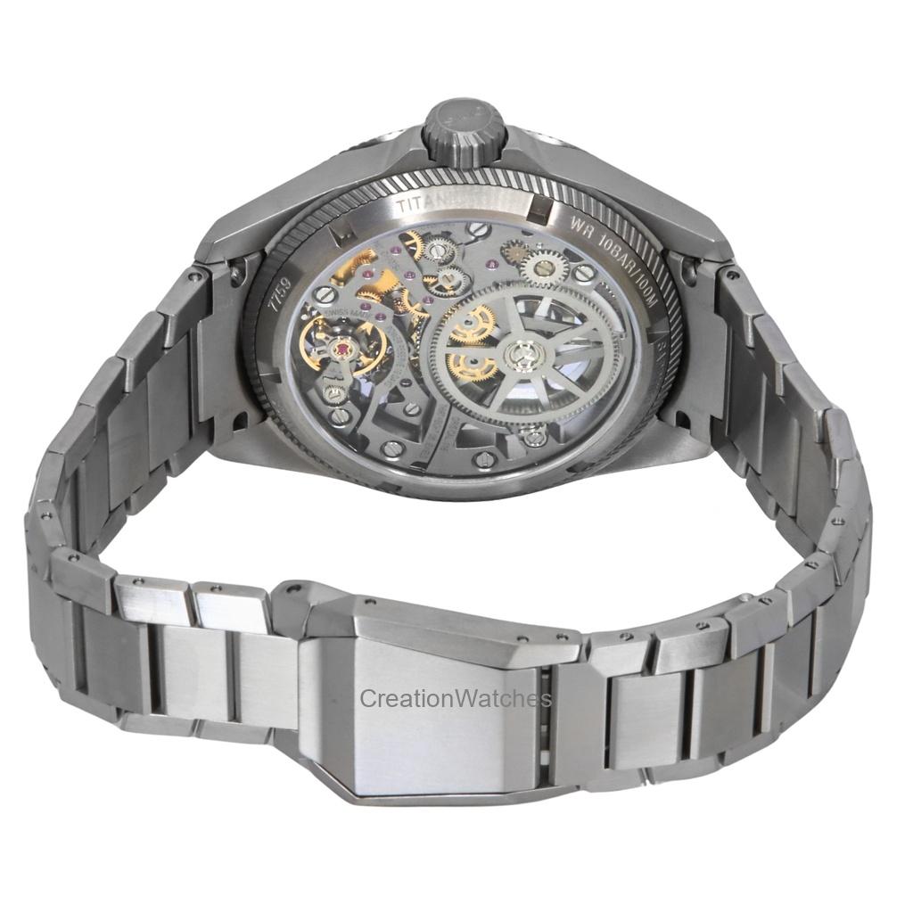 Oris Propilot X Titanium Grey Skeleton Dial Automatic 01-115-7759-7153-Set7-22-01TLC 100M Men's Watch