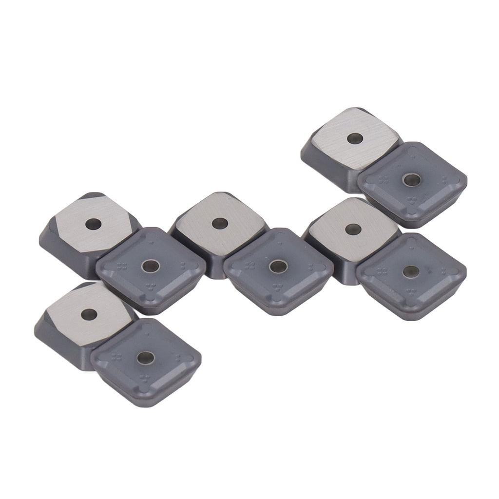 10Pcs Turning Insert Carbide Blade Lathe Cutter Milling CNC Tool Set Kit SEET1203