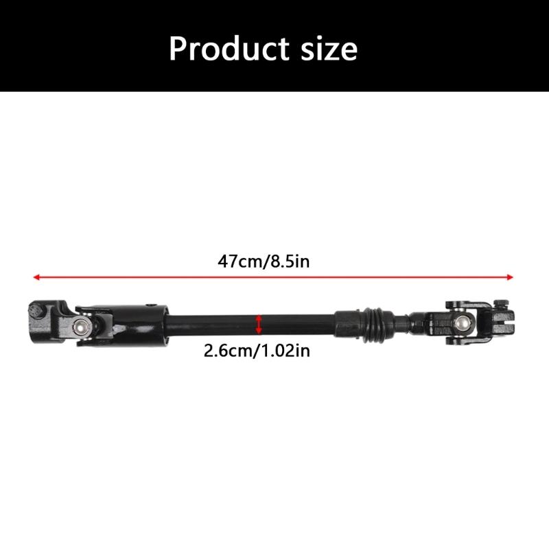 4713943 Lower Steering Shaft with Joint Coupler Steering Column Shaft, Reinforced Steel Improves Handling and Longevity