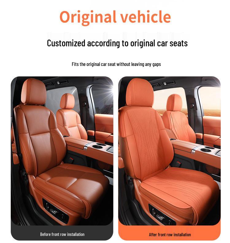 Universal Suede Car Seat Cushion: Ideal for L6-L9, Four Seasons, Semi-Enclosed Design