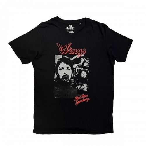 Paul McCartney & Wings Unisex Adult Collage Back Print T-Shirt