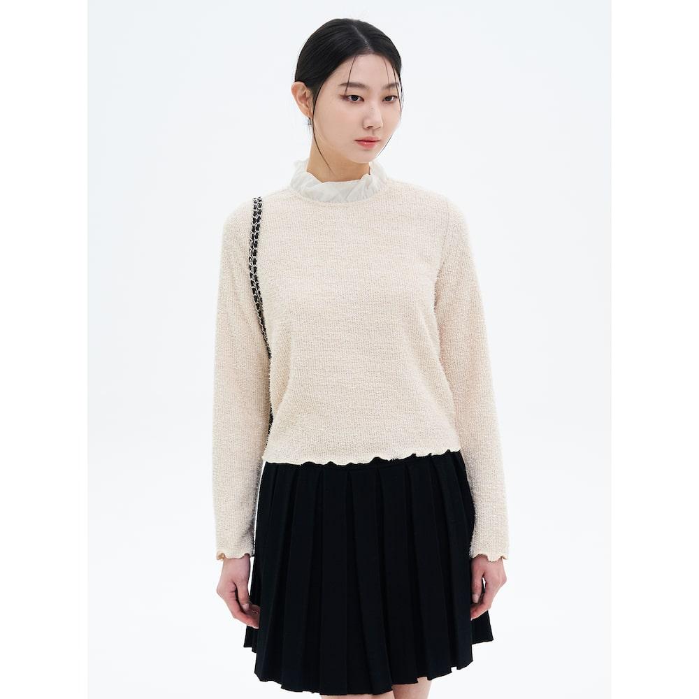 8Seconds Neck Variation Blouse Beige Beige/S