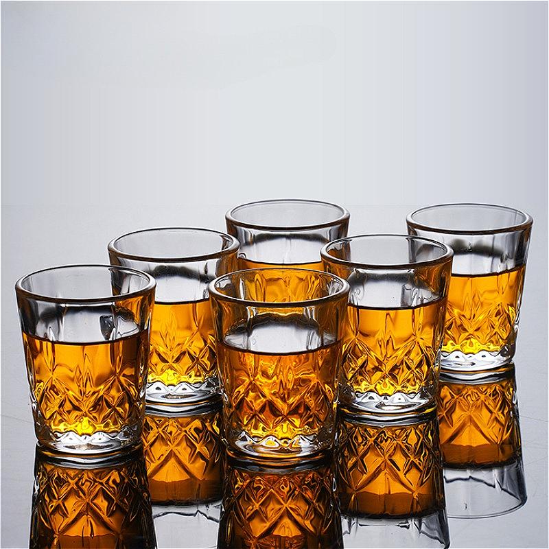 Retro Small Wine Glass Transparent Cocktail Glass Beer Cup Glass Containers for Foodglass Cups Luxury Wine Glasses Bar Glassware