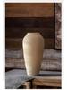 Handmade Retro Nostalgic Large Ceramic Floor Vase – Coarse Pottery Feng Shui Decor for Living Room or Hotel.